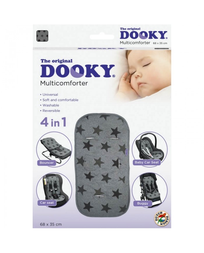 Fasciatoio Portatile Dooky 3 in 1 - Grey Stars
